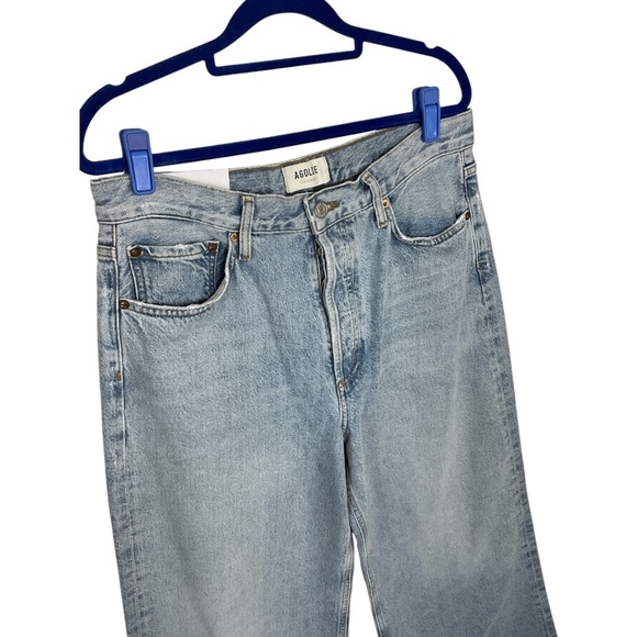 AGOLDE Dame Wide Leg Jeans in Conflict NWT - Picture 6 of 15